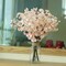 8 PCS 20" Artificial Blush/Pink Cherry Blossoms Bushes (Fake Faux Silk Flower Branches